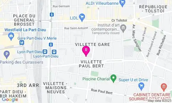 Localisation Restaurant  La Billebaude