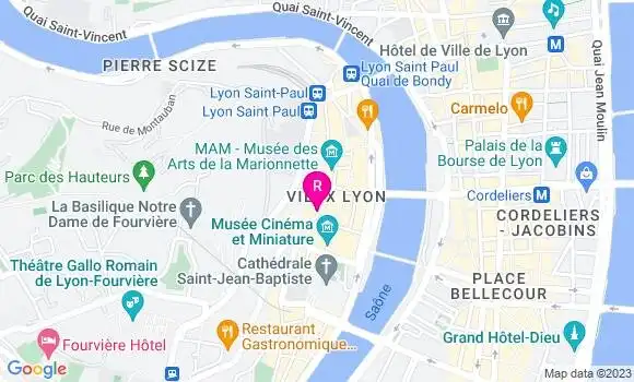 Localisation Restaurant  Le François Villon
