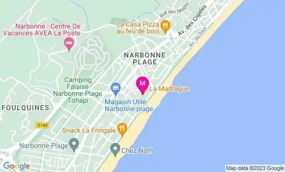 Localisation Restaurant  La Madrague