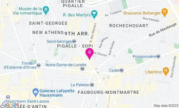 Localisation Restaurant  Chez Plume