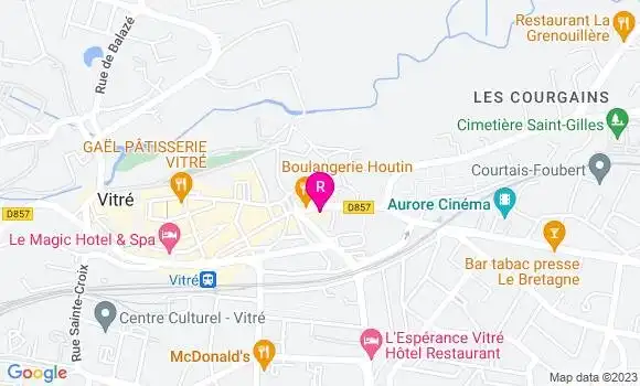 Localisation Crêperie Le Salicorne