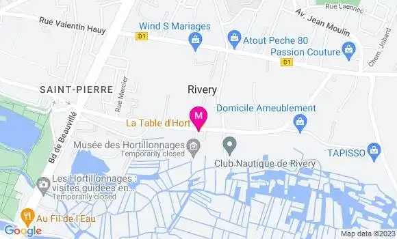 Localisation Restaurant  La Table d