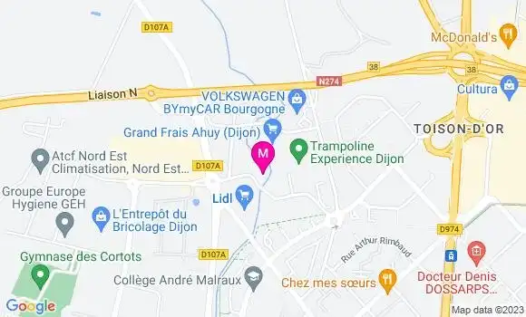 Localisation Restaurant  L