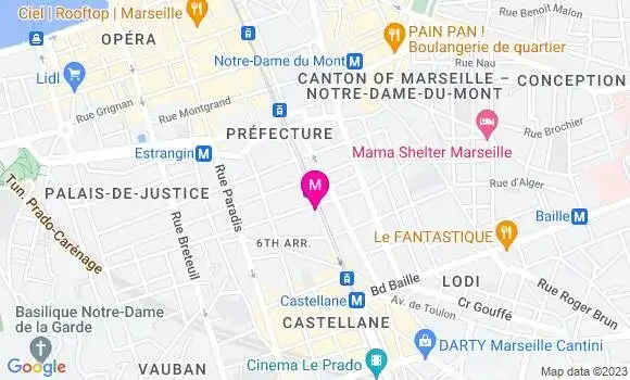 Localisation Restaurant  La Folie du Burger