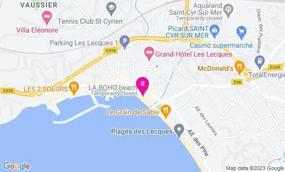 Localisation Restaurant  L