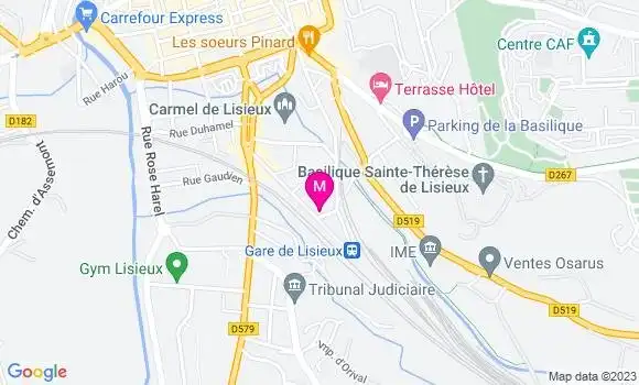Localisation Restaurant Bar Le Bar de la Gare