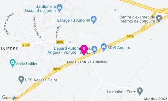 Localisation Auberge de la Roche