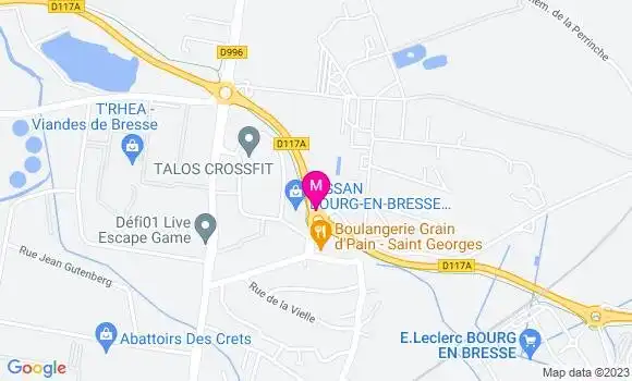 Localisation Brasserie Le Cap