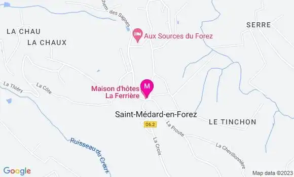 Localisation Restaurant Bar La Cocotte des Envies