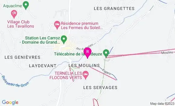 Localisation Pizzeria Le Poirier