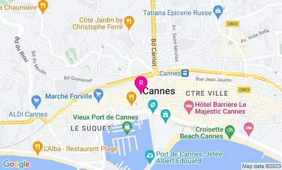 Localisation Bistrot Rouguiere