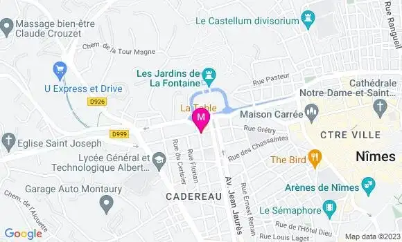 Localisation Restaurant  La Table