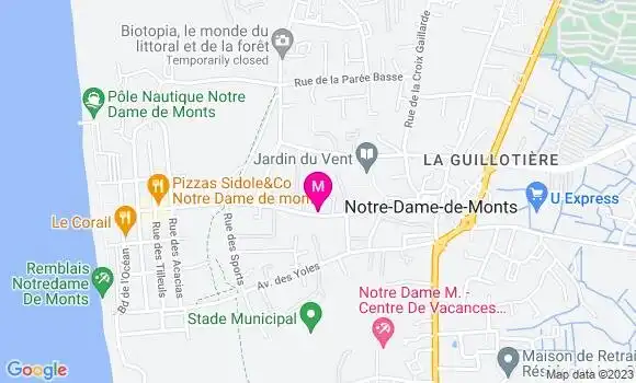 Localisation Restaurant Bar Le Saltimbanque