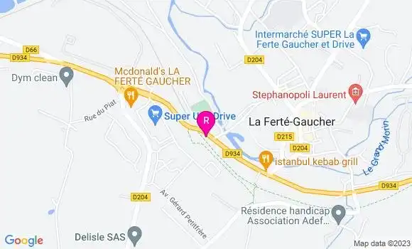 Localisation Restaurant  Aux Menus Plaisirs