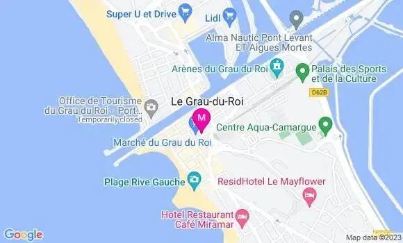 Localisation Restaurant  La Barque Bleue