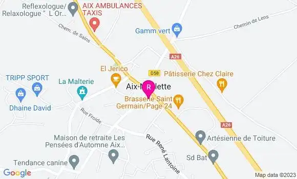 Localisation Brasserie de la Grange