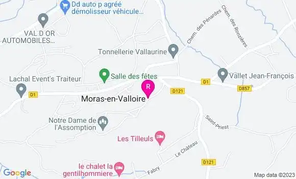 Localisation Restaurant  L