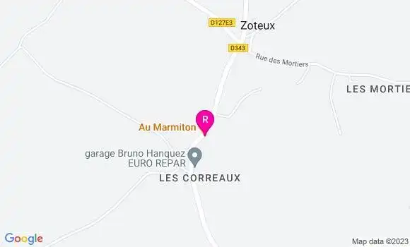 Localisation Restaurant  Au Marmiton