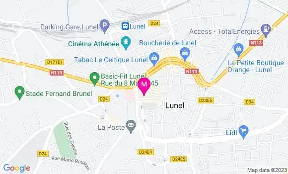 Localisation Restaurant  La Terrasse