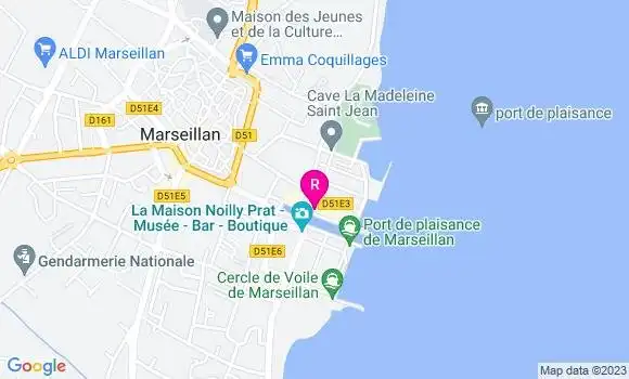 Localisation Restaurant  La Pacheline