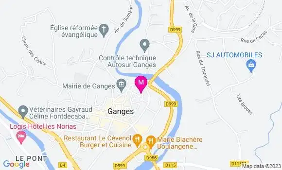 Localisation Restaurant  La Petite Voute