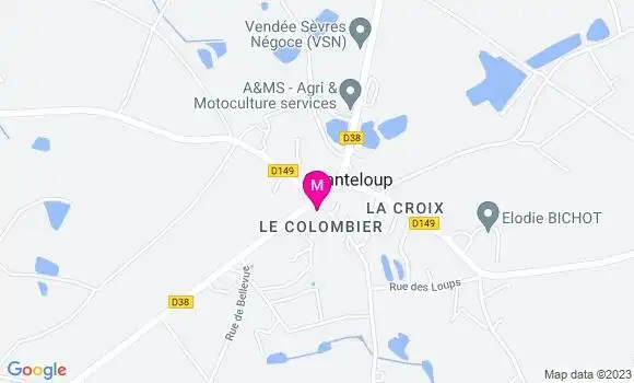 Localisation Restaurant  La Grange