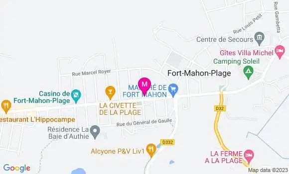 Localisation Restaurant  La Hutterie