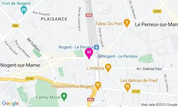 Localisation Restaurant Bar Le Brazza