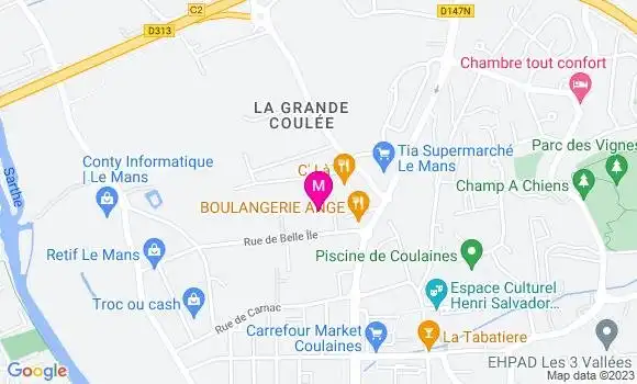 Localisation Restaurant  Studio 101