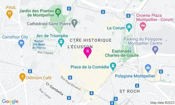 Localisation Restaurant  Café des Arts