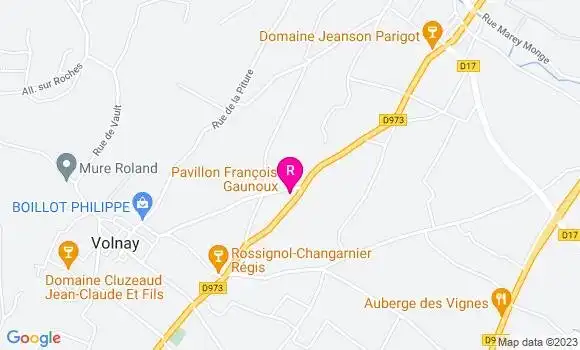 Localisation Restaurant  Pavillon François Gaunoux