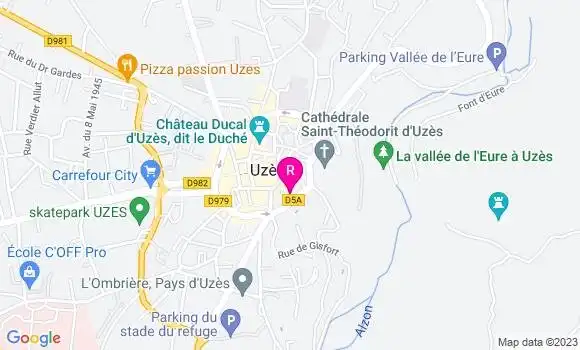 Localisation Restaurant  La Maison Comte