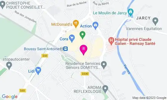 Localisation Kebab Le Val Senart