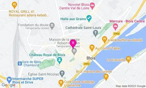 Localisation Restaurant Bar La Jeune France