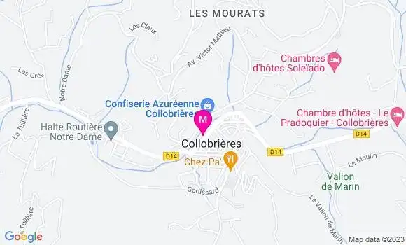 Localisation Bar Restaurant de la Mairie