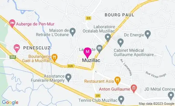Localisation Restaurant Hôtel Les Genêts d