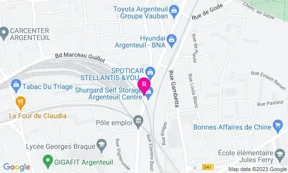 Localisation Restaurant  Aux Arcades