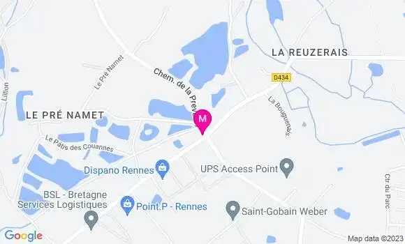 Localisation Restaurant  Le Pâtis des Couasnes