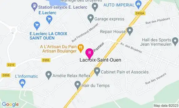 Localisation Restaurant  La Maison du Boeuf