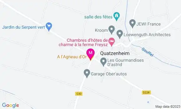 Localisation Restaurant  A l