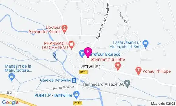 Localisation Restaurant  B