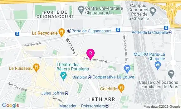 Localisation Restaurant Africain Chez Mich