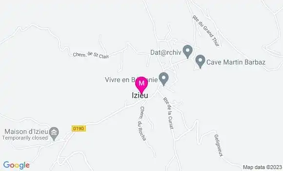 Localisation Auberge du Grand Thur