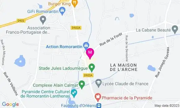 Localisation Restaurant  Aux Saveurs d