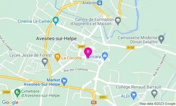 Localisation Restaurant Alexis