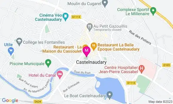 Localisation Restaurant  Le Moulin Vert