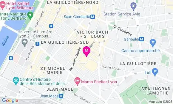 Localisation Restaurant  Terrasse de la Guill