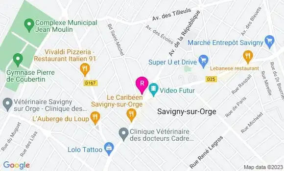 Localisation Restaurant  Le Lavandou