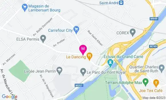 Localisation Le Bistrot du Canon d