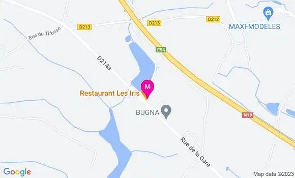 Localisation Restaurant  Les Iris